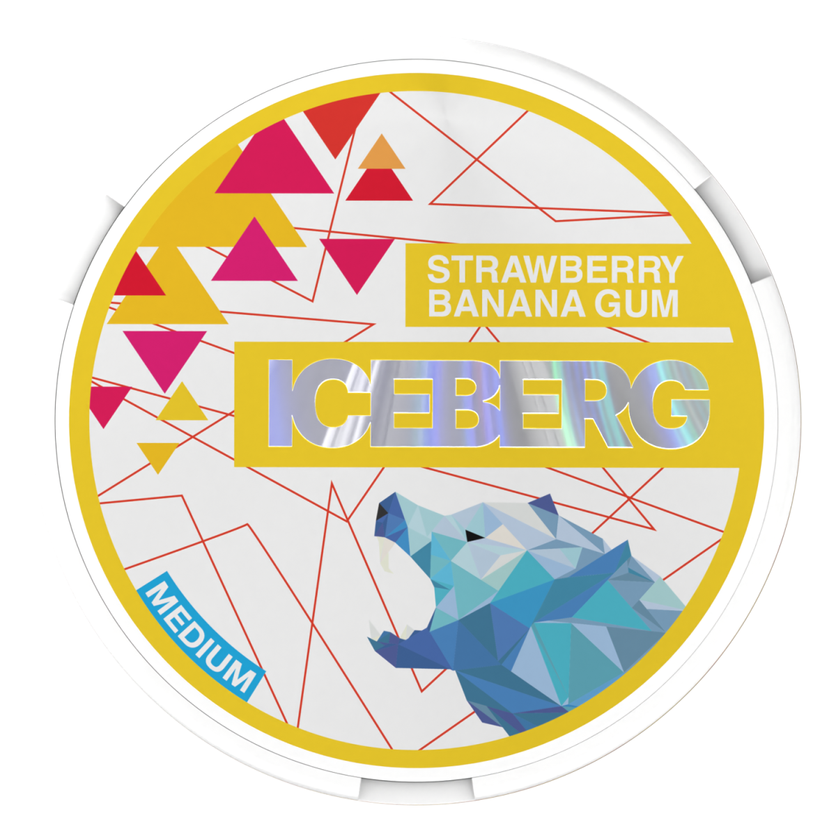 ICEBERG STRAWBERRY BANANA GUM 16GR